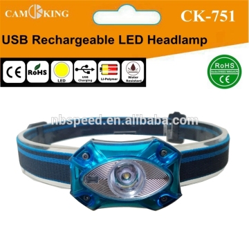 USB rechargeable 3W led headlamp,waterproof led headlamp