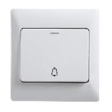 10A 250V 1 Gang Retractive Bell Switch
