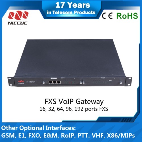 New! NICEUC 32 ports VoIP FXS Gateway