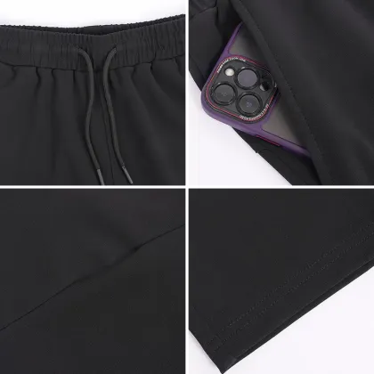 Outdoor Running Casual Track Pants with Pockets