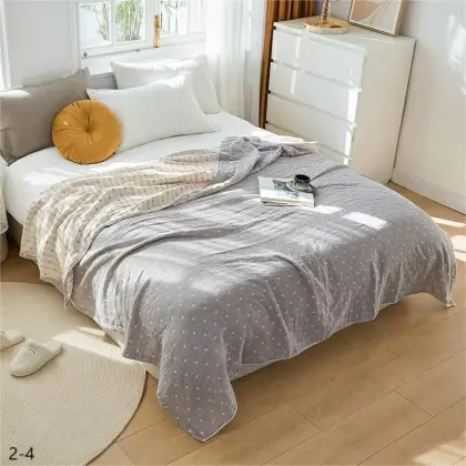 Popular 100% Cotton Towel Quilt Blanket for Summer