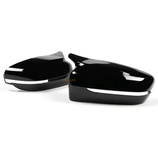 LHD Side Parts Replacement Mirror Cover F90 M5 M-Look Style Gloss Black for BMW 5 Series G30 G38