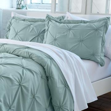 Pleated Duvet Cover Set