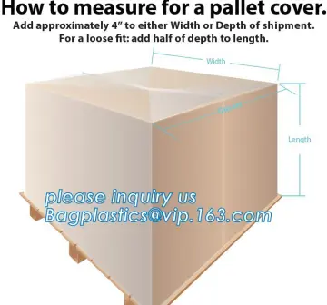 Giant Black Opaque Poly Bag Pallet Covers and Liners, Pallet Bags Gusseted Pallet Covers