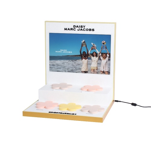 APEX Perfume Store Gold Perfume Acrylic Display Stand