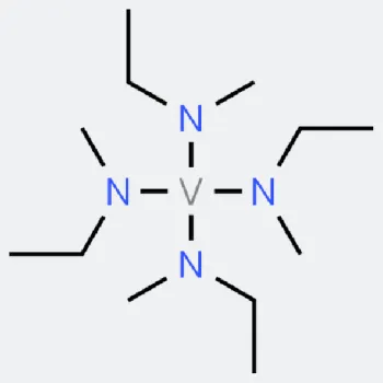 Tetrakis(ethylmethylamido) vanadium (TEMAV) C12H32N4V