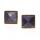 Amethyst Craved Pyramid Stud Earrings