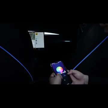 Tesla Model X 6W 128 Colors Ambient Light Manufacturer Pricing App
