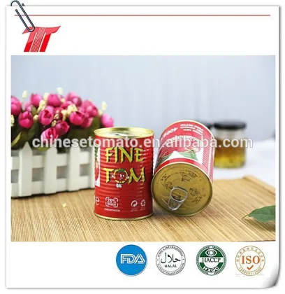 Paste type canned tomato paste