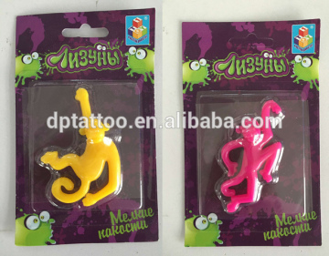 plastic Stretch monkey plastic toy
