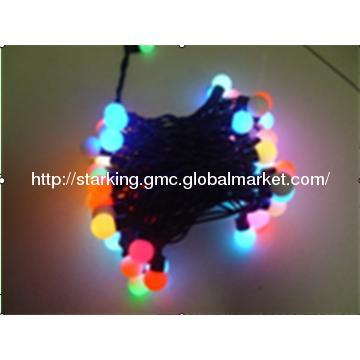LED multicolor flashing string light