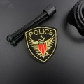Fashion Gloden Police Embroidery Patches Creative Badge