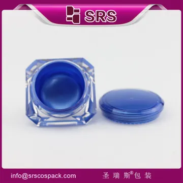 diamond shape cosmetic jar,elegant skincare container,acrylic jar free samples