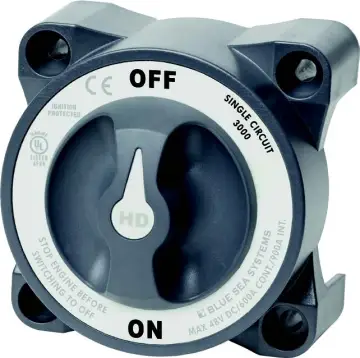 Hot sale 3001 blue sea type battery switch for marine