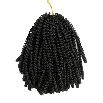 MYZYR 8'' Bob Spring Twist Crochet Braids Bomb Passion Twists Synthetic Braiding Hair Jamaica Bounce For Women jumbo braiding