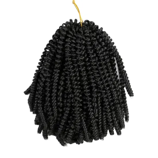 MYZYR 8'' Bob Spring Twist Crochet Braids Bomb Passion Twists Synthetic Braiding Hair Jamaica Bounce For Women jumbo braiding