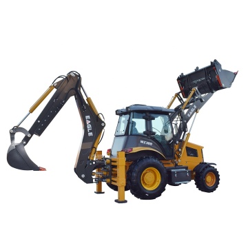 Tangan kedua 2.5 ton 4x4 traktor loader backhoe