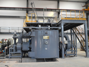 Periodic Vacuum Induction Strip Caster Type I