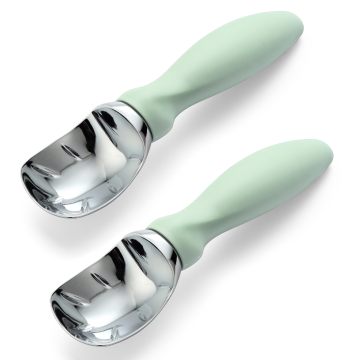 Zinc Alloy Ice Cream Scooper with Soft Handle