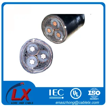6~35KV, 3 core XLPE Insulated PVC Sheathed Power