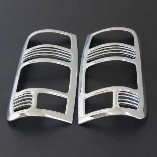 Chrome Rear Taillight Cover for Toyota Land Cruiser FJ80 - 4X4 Car Accessories