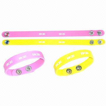 Reka bentuk baru dan panas jualan laras silikon Wristband, warna-warna yang pelbagai akan disediakan