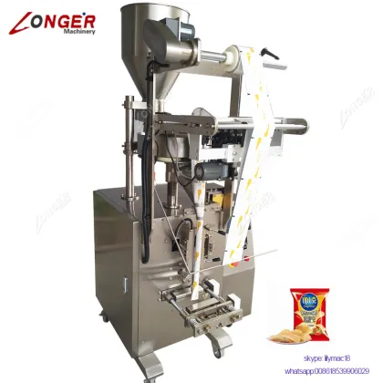 Multipack Small Scale Pringles Potato Chips Packaging Machine For Snack Food