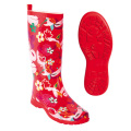 Kleurrijke Flower Rain rubberen laarzen voor dames