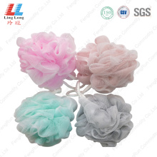 Double mesh sponge clease bath ball