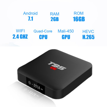 Yüksek çözünürlüklü Dcodeur, HDTV Anteni için Allwinner H40 CPU ve S905W MARS Superbox ile 4K/6K/8K Android kutusu bağlayın
