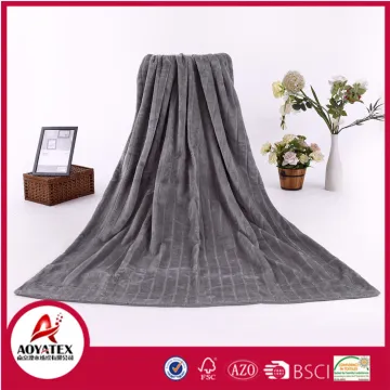 reasonable price pv fleece double layer brushed fake fur blanket