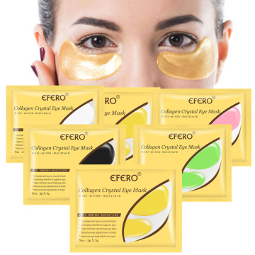 5/6/7/8/12 Pair Crystal Collagen Eye Mask Gold Eye Mask Eye Patches Anti Aging Moisturizing Patch Eyes Gel Dark Circles Remover
