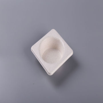 Biodegradable Bagasse Molded Pulp Bottle Packaging Tray
