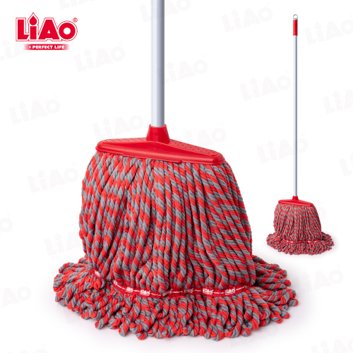 Esfregona de água de fio torcido LiAo para limpeza doméstica