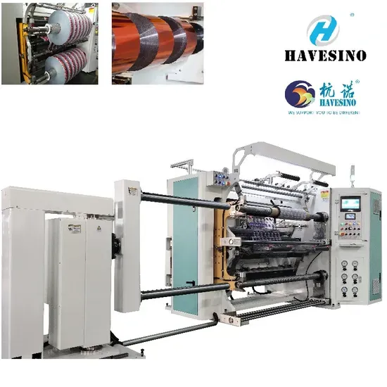 Automatic Cutting BOPP PE PVC Film Foil Paper Fabric Roll Cutter Slitter Rewinder Machine