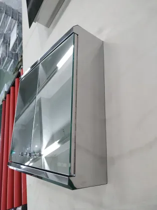 Single Door Wall Mounted Bathroom Mirror Cabinet