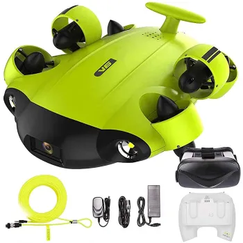 FLYXINSIM Fifish V6 Underwater Drone 100m Cable 4k Uhd Camera Vr Control Visual fish remote control submersible