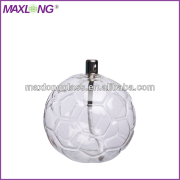 Hot Sale Football Shaped Glass Oil Lamp