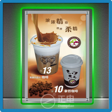 Low price A4 advertising light box with 1 year warranty