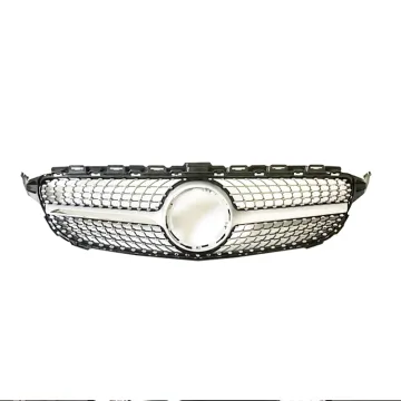 Factory Sale Car Bumper Grille Star Style for Benz C-Class W205 Front Grille 2019-2020