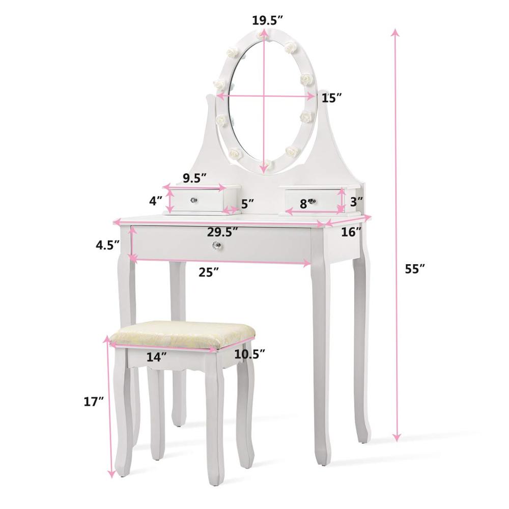 wooden dressing table