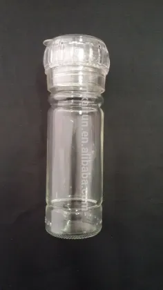 New Salt and Pepper Glass Grinder, Salt &Pepper Mill, Spice Grinder