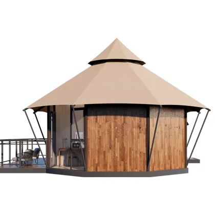 Windproof Resort Luxury Lodge Tent House