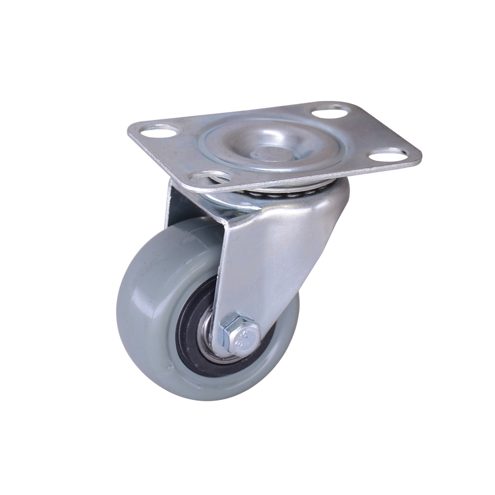 2 Inch Light Duty Pvc Swivel Caster Grey