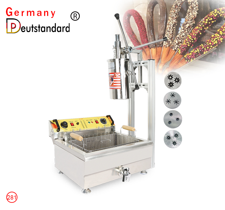 Commercial Home 5L Vertical Manual Spanish Donuts Churrera Churros Machine  Maker