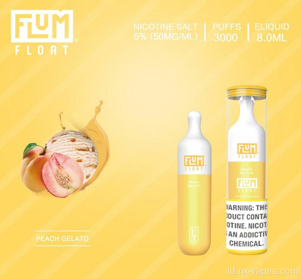 Perangkat Float Flum Disposable 3000puffs
