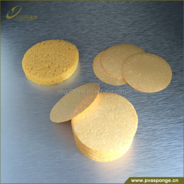Wood Pulp Compressed Sponge: Round Shape Cellulose Material