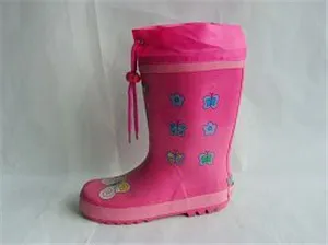 kids children rubber rain boot