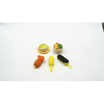 3D Food Eraser Set