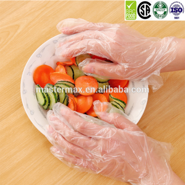 Mastermax HDPE LDPE plastic disposable poly gloves